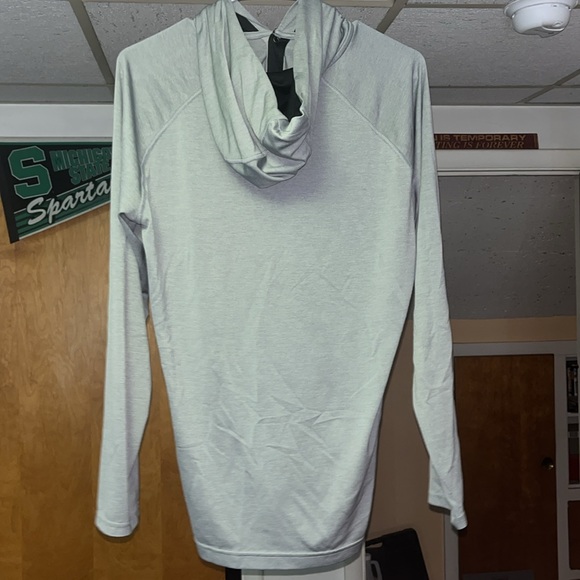 Grey Under Armour Hoodie Sz M - Picture 4 of 5
